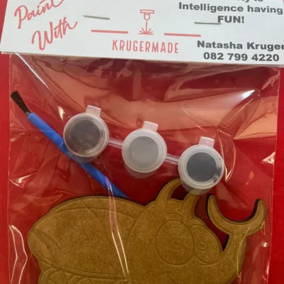 Wooden Paint Kit - Dung Beetle