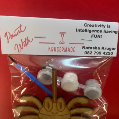 Wooden Paint Kit - Spider