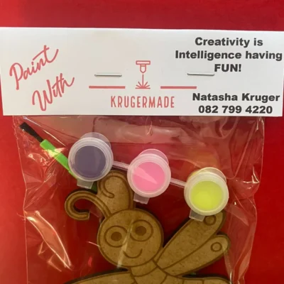 Wooden Paint Kit - Dragonfly