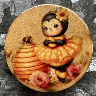 Cute Bee Magnet 30mm