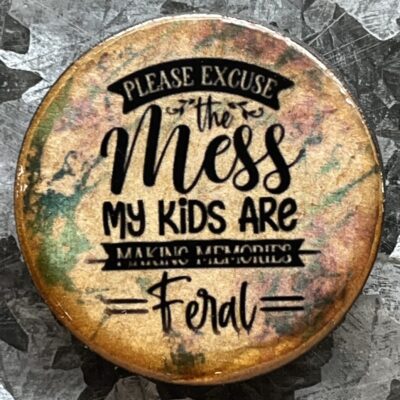 Please Excuse The Mess Magnet 30mm